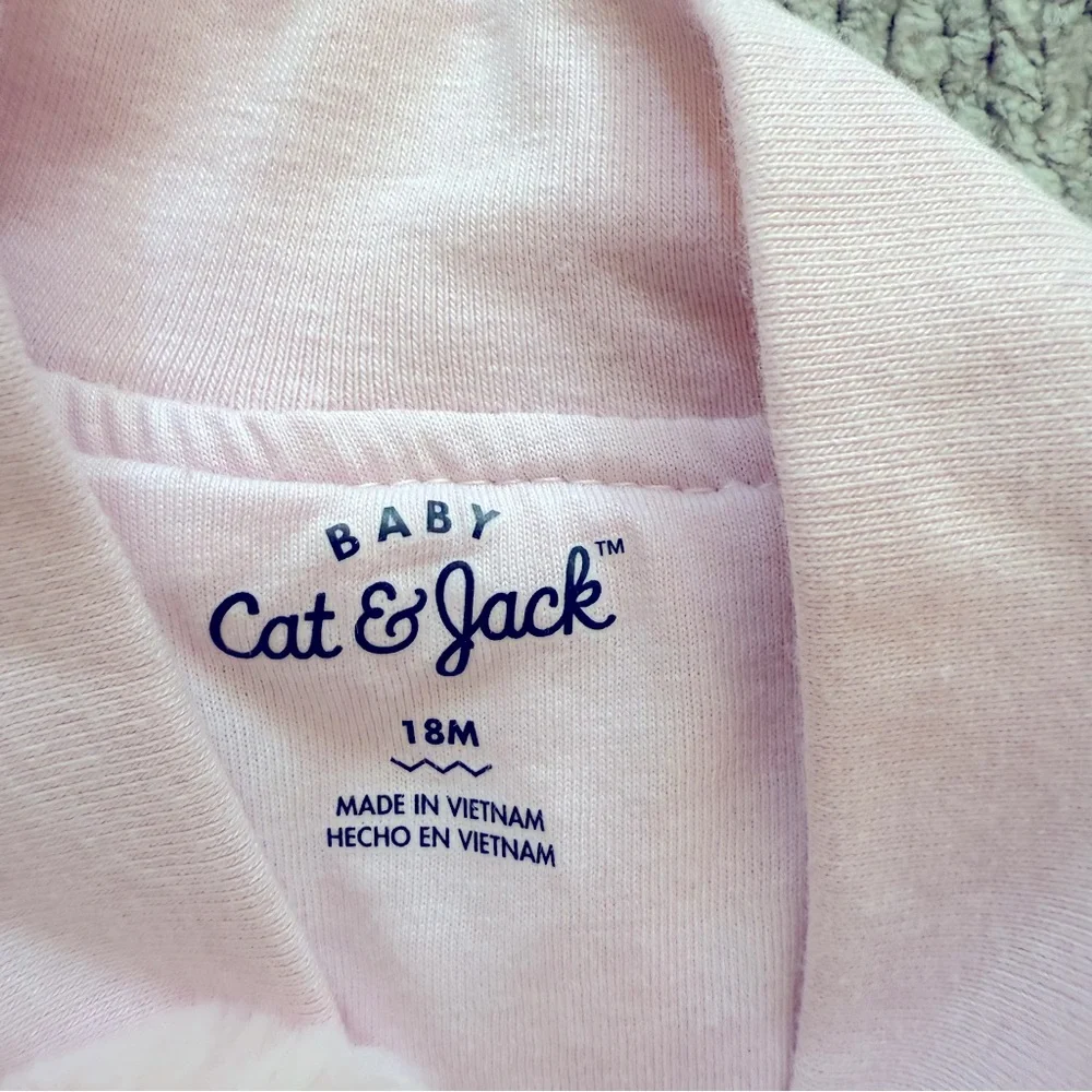 Cat & Jack Baby Pink Faux Fur Bomber Jacket 18M Fall Winter Comfy‎ Soft